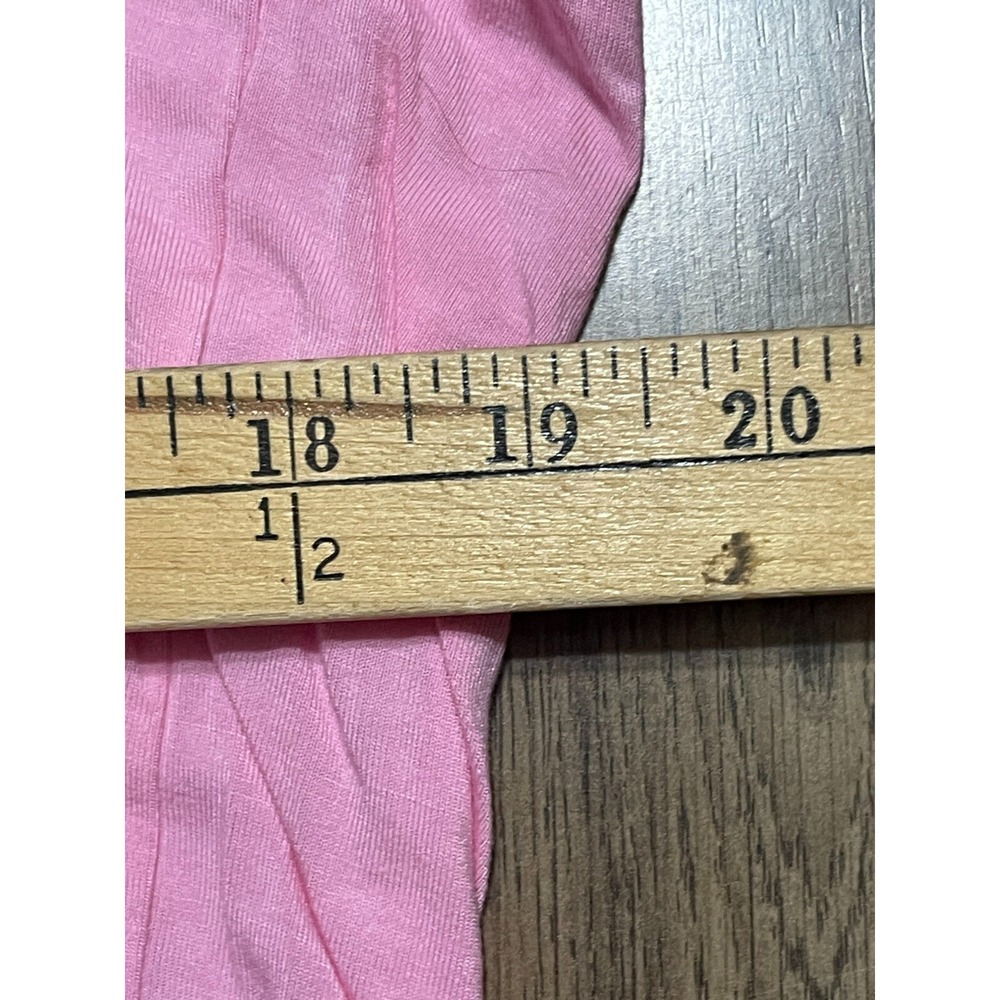 BY JOHNNY Shirt, Women's Size Medium, Pink, V-neck, Short Sleeve - Picture 5 of 9